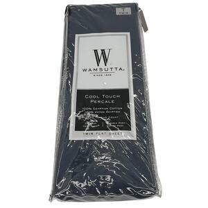 Wamsutta Cool Touch Percale 250 count’s Egyptian cotton flat Twin sheet